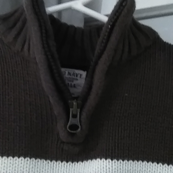 Old Navy throw over sweater with neck zipper cardigan. - Picture 3 of 7